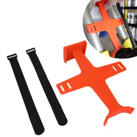 Runfarr Dirt Bike Fork, Motorcycle Fork Protection Transport, Suspension Support Fork Stabiliser Transport Tool for Pit Dirt Bike Motocross Supermoto Enduro Orange