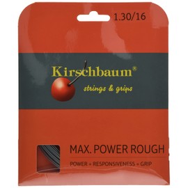 Kirschbaum MP 130-200 Reel Max Power Tennis String, 17-Gauge, Grey