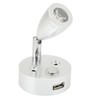 10V‑30V RV Reading Light LED Spotlight Bedside Lamp 3500K Warm