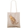 Mr. & Mrs. Panda Otter with Child Shopping Bag, gray