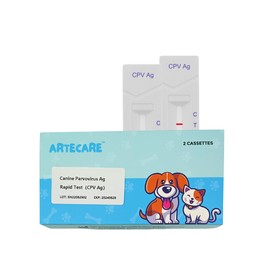 Artecare CPV Pet Test Kits, 2PCS Rapid Canine Parvo Test Kits for Dog Veterinary Services