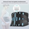 Soporte Lumbar para Hombres y Mujeres,faja Lumbar Ajustable con 7
