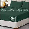 Microfiber Fitted Sheet Double - Plain Bed Sheets - Deep