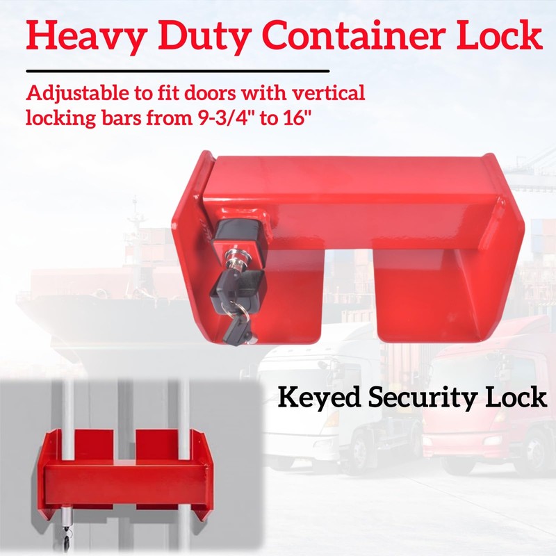 Cargo Door Lock, Heavy Duty Cargo Door Lock for Semi