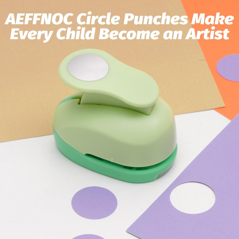 AEFFNOC 1 Inch Circle Hole Punch, Circle Punches, Hole Puncher