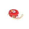 Pikmin Charm Synthetic Leather Round Mini Pouch Trinket Box with