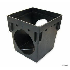 NDS 900 9X9 Catch Basin With 2 Openings, 9 in, Black