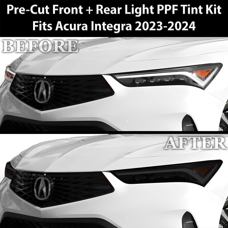 BOGAR TECH DESIGNS Full Headlight Taillight Tint Kit Cover Compatible