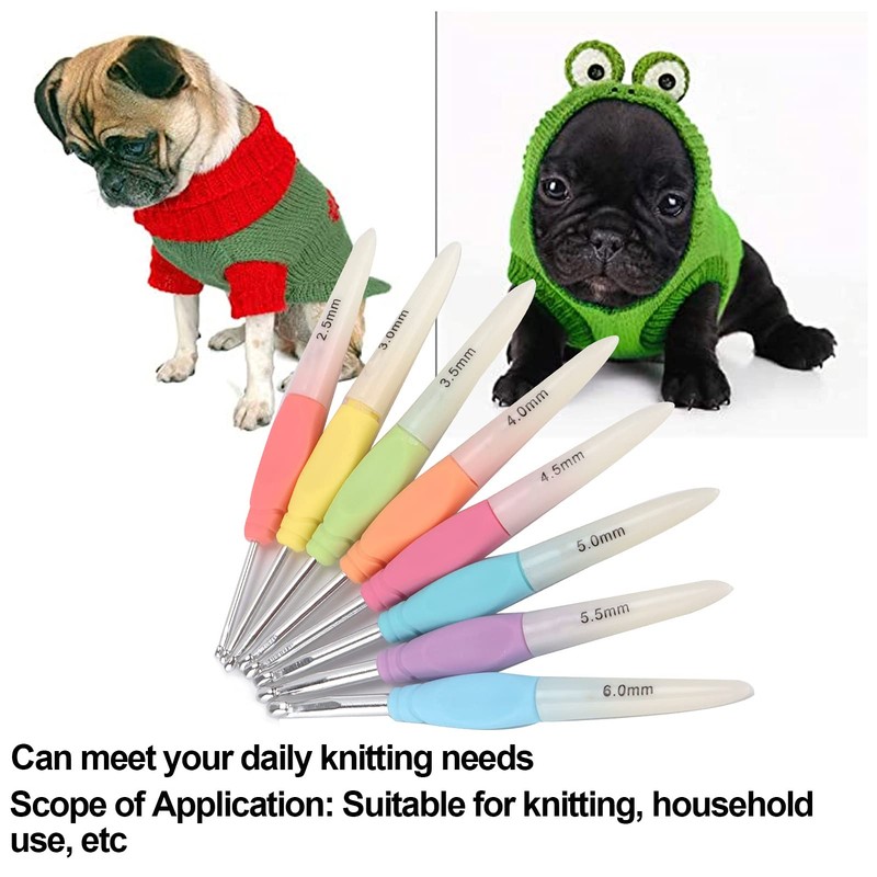 Yosoo Knitting Needles Set Boye Crochet Hooks Plastic Yarn Size