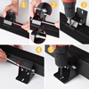 JSN&PC LED Wall Washer Light 36W IP65 Waterproof Black Housing