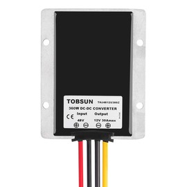 DC 48V to 12V Voltage Converter 30A 360W - Step Down Transformer Power Supply for Car, Engine, Car, Truck - Waterproof Voltage Reducer Converter