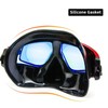 Farsighted/ Nearsighted Swimming Goggles/Glasses & Dive Masks UV Protection (Red