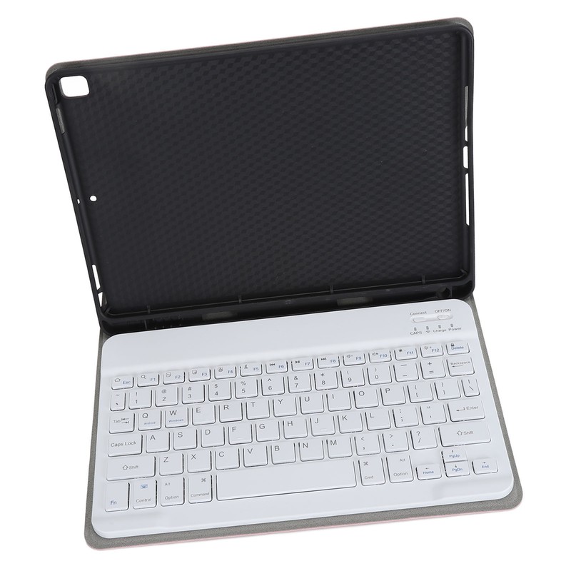 Wireless Bluetooth Keyboard with Magnetic Case Pencil Holder for IOS