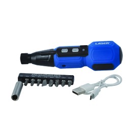 Laser 7985 Electric Screwdriver Set 11pc, Green,red