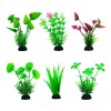Lomas Plantas Artificiales Para Acuario 20 Cm Bolsa 6 Pz