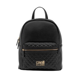 Cavalli Class LIVORNO Black Medium Fashion Backpack for womens