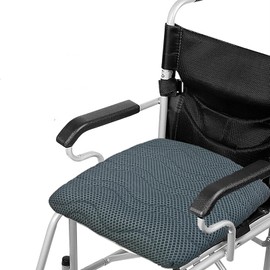 REEZEIVI Washable Wheelchair Seat Cushion,Breathable and Not Stuffy 3D Air MeshWheelchair Seat Cushion, Chair Cushion with Anti-Slip Bottom,17 Inch X 16 Inch X 3 Inch