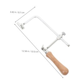 ORFOFE Metal Cutting Wire Saw Bow for Woodworking for Jewelry Making Versatile and Adjustable