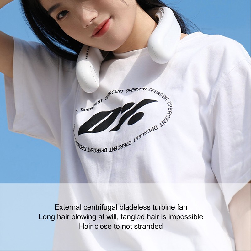 Hanging Neck Fans Portable Semiconductor Dual Cooling 3 Wind Speed