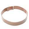 German WWI Brown Leather Belt with Prussian Brass and Nickel