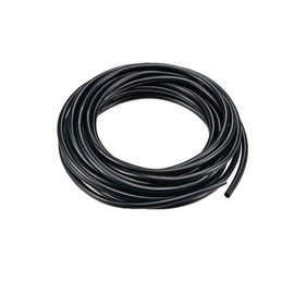 KafTon PVC Sleeving Electrical Wire Cable Earth Green and Yellow Blue Brown Black (4mm, Black)