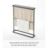 Yamazaki Home Tower Bath Towel Hanger - Bathroom Organizer Storage