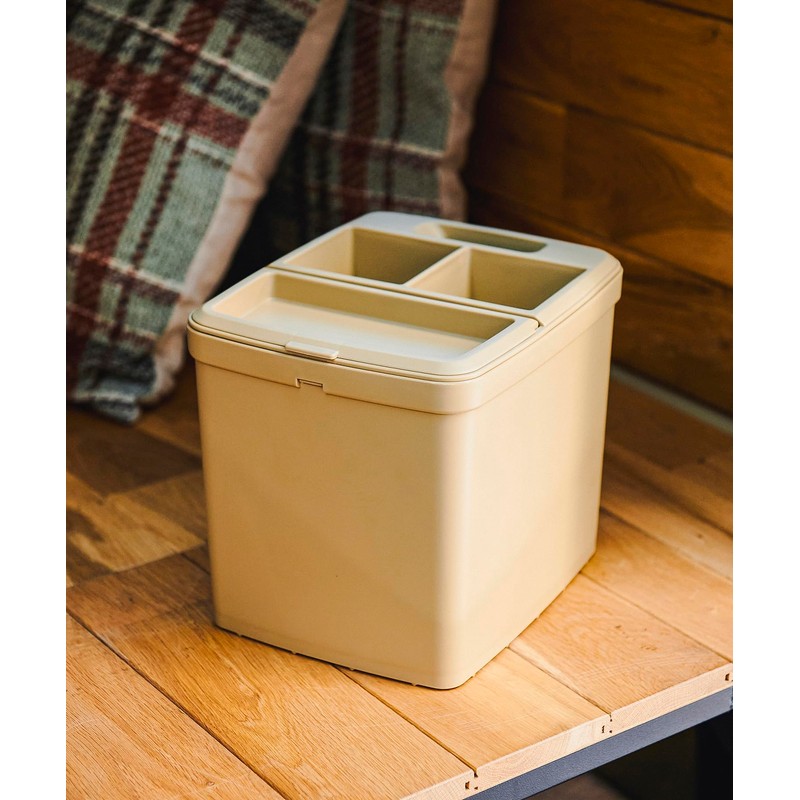 GORDON MILLER 1739745 Car Dust Box with Drink Holder, Coyote