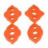 4 Pcs Radius Jig Router Template ABS Wear Resistant Woodworking