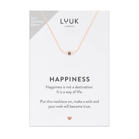 LUUK LIFESTYLE Filigree Buddha eye pendant necklace, 925 sterling silver, 19”, religious Zen jewelry, luck charm, Asian protective talisman, gift for yoga practitioners, women's fashion, rosé gold
