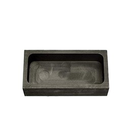 LLF Gold Silver Graphite Ingot Mold Mould Crucible for Melting Casting Refining (1kg)