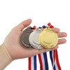 PATIKIL Blank Award Medals, 10 Pack Gold Award Medals with