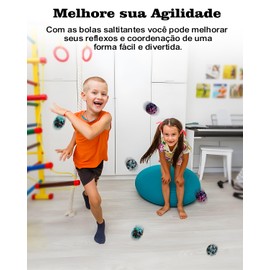 MAIXONIC Super Bouncy Ball Moon Hole - Pelota Antiestres de Espuma de Alta Rebote para Descompresión, Entrenamiento Atlético y Juguete Deportivo PU (3 Piezas) (Vistoso)