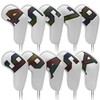 Scott Edward 14PCS Wedge Iron Golf Headcover Set PU Waterproof