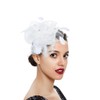 Yokawe Fascinators Hat for Women Tea Party Hats Ribbons Feathers