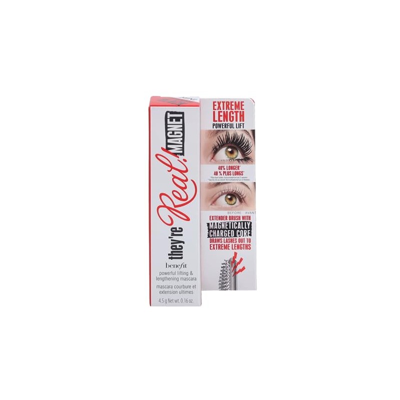 Benefit they’re real! Magnet mascara #supercharged black mini, 0.16 ounce