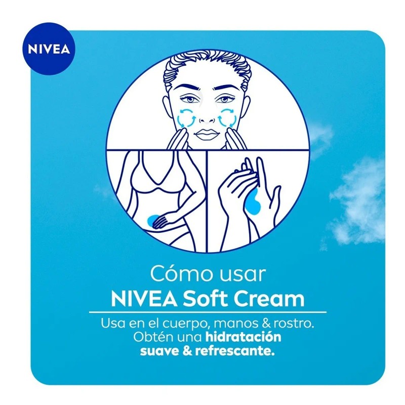 Crema Corporal Hidratante NIVEA Soft Creme Vitamina