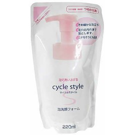 サイクルスタイル 泡洗顔フォーム 替220ml