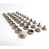 75 Piece 100% Stainless Steel Boat Marine Canvas Upholstery Snaps