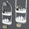 EMT ETRENDS Plastic Shower Caddy Over Shower Head/Door,Hanging Shower Caddy,