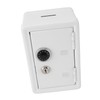 Money Bank Creative Cute Metal Vertical with Lock Keys Cash