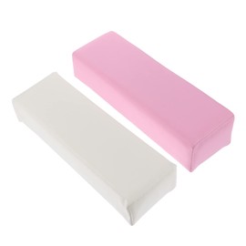 SAFIGLE 2Pcs Comfortable Leather Manicure Hand Rest Pillows for Nail Art Salon Cushioned Wrist Support for Easy Nail Treatments for Professional and Home Use