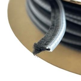 .312" Adjustable Astragal Replacement Pile Weatherstrip - 100' Roll       