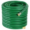 Guitrees 150ft 5/8 Heavy-Duty Rubber Garden Hose - 200psi Working,