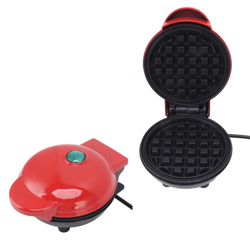 Mini Waffle Maker Stick Proof Double Sided Round Multifunctional Breakfast
