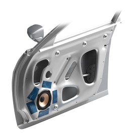 Audio-Technica AT-AQ452 Vibration Controller, Point, Vibration, Anti-Vibration, Heat Resistant, Door Lining, Floor, Aluminum, Butyl, Pre-Cut, Pack of 10