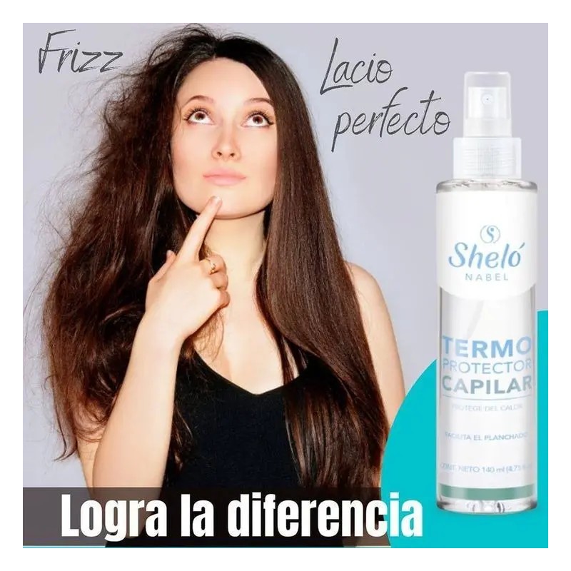 Termo Protector Capilar Sheló Nabel 140ml Protege Calor