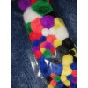 Pom Poms Arts-Craft. Multicolor. Small-Large. 2bags. 200 Total. New