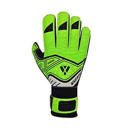 Vizari Zubiza F.P. Goalkeeper Glove with Finger Protection for Kids and Adults (Green/Black Size 7)