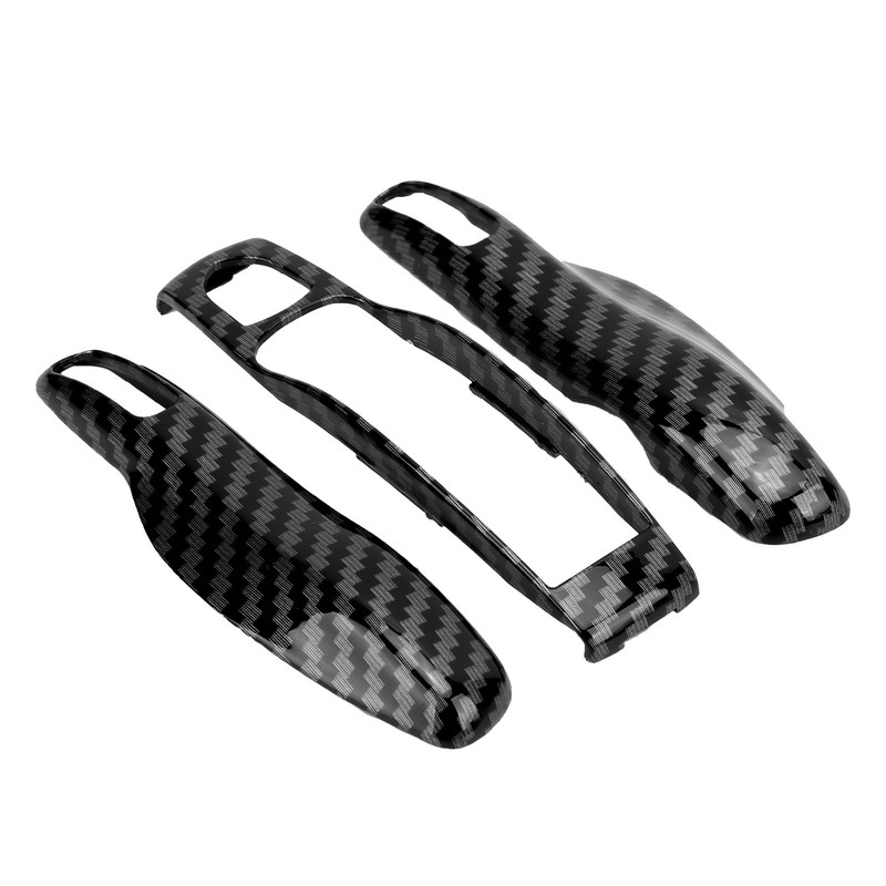 Keyfob Housing Cover Carbon Fiber Color Shell Fit for Cayenne