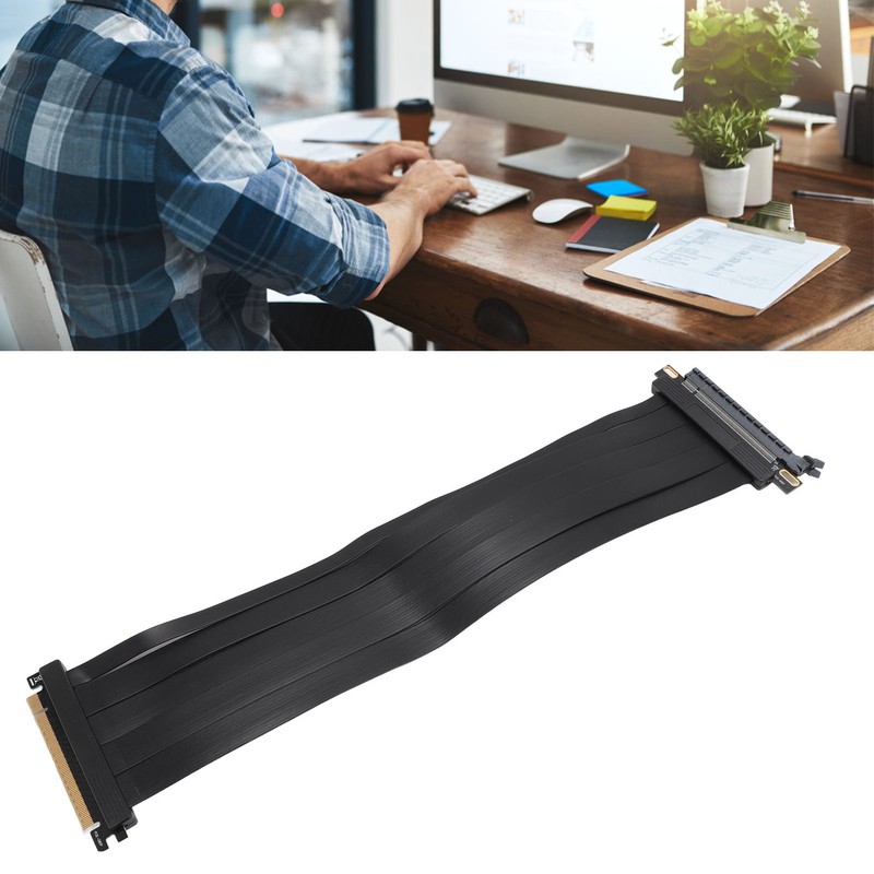 PCIE4.0 X16 Graphics Adapter Cable Professional 180 Degree PCIe 4.0